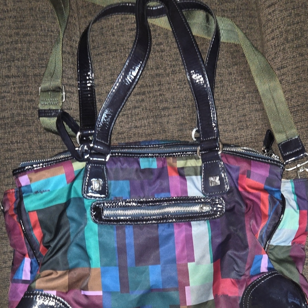 Brighton Multicolor Geometric Shoulder Bag